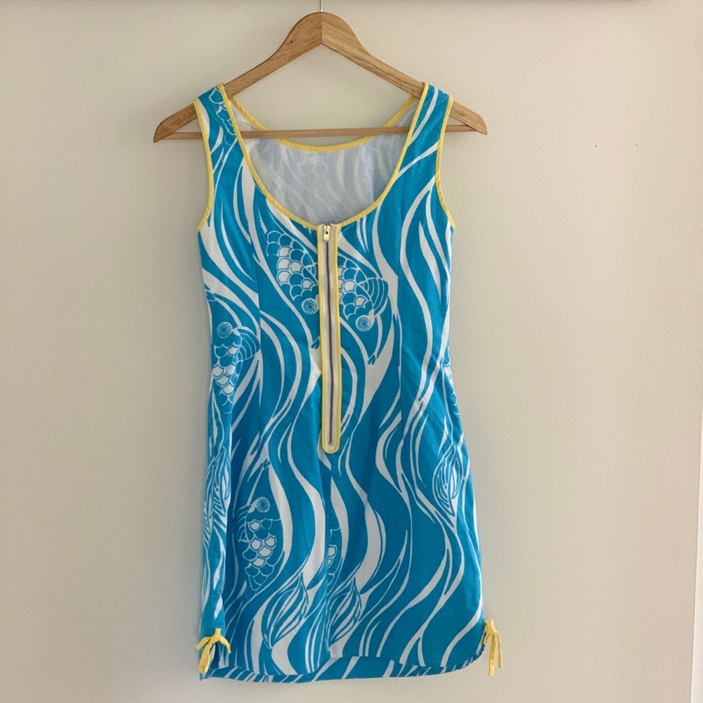 Lilly Pulitzer | Delia Shift Dress in Joe Fish - Picture 8 of 14